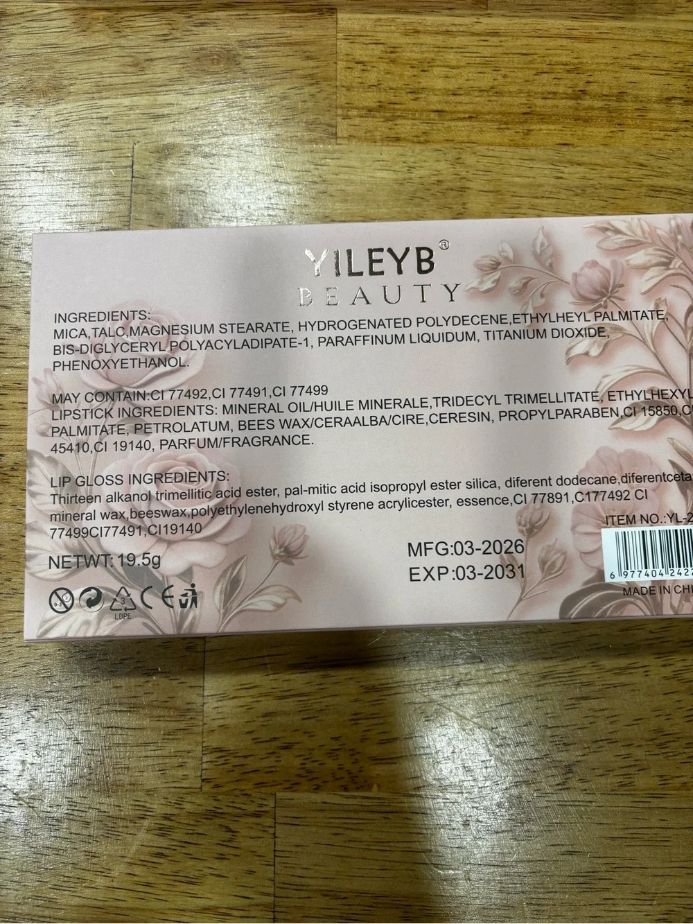 Yileyb soft pink